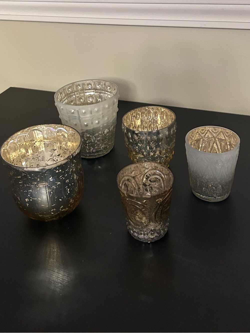 Pottery Barn Eclectic Mercury Votive Holders